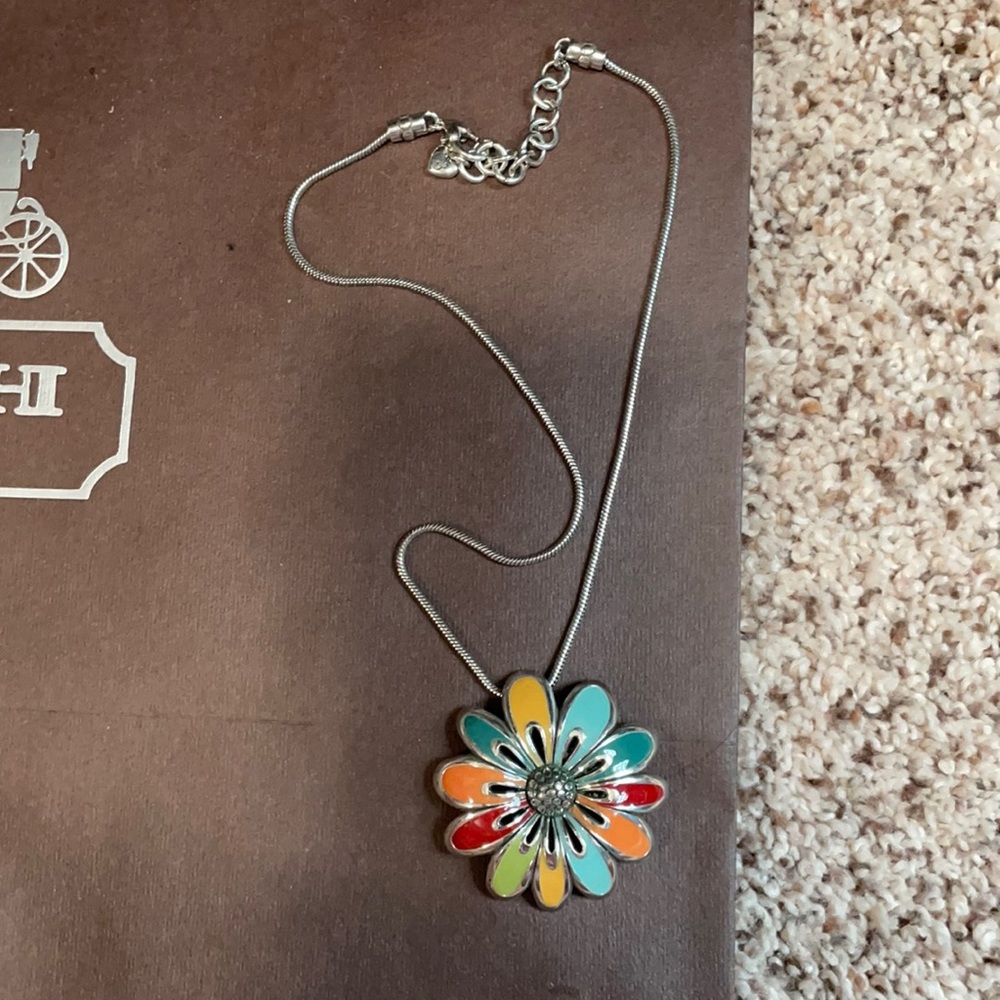 Brighton flower necklace